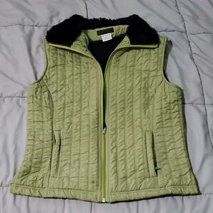 Dakini Light Green Quilted Vest